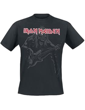 Iron Maiden Eddie Bass T-Shirt schwarz