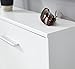Germania Shoe Cabinet 3602,with 3 flaps, in White, 58 x 105 x 17 cm (WxHxD)