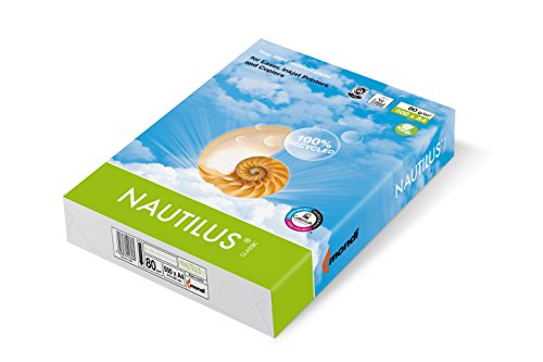 Mondi 88032442 Nautilus Classic - Hojas A4, 500 unidades, 80 g/m², color blanco
