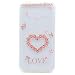 Produktbild Lonchee Samsung Galaxy J2 Prime Hülle,Bunte Muster Weich TPU Handy Hülle Durchsichtig Transparent Etui Cover Case Protective Shell Soft Schutzhülle Telefon Kasten für Samsung Galaxy J2 Prime – Liebe