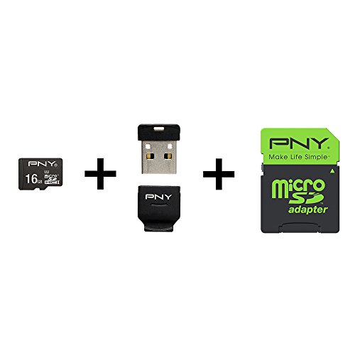 PNY Speicherkarte MicroSDHC High Performance Kit 16GB 80MB/s Class UHS-1 U1 - 2