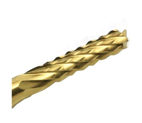 SHINA 10x Titan-Mantel Carbide 1.5mm-3.175mm Schaftfräser -Stich-Spitzen CNC Frässtifte - 3