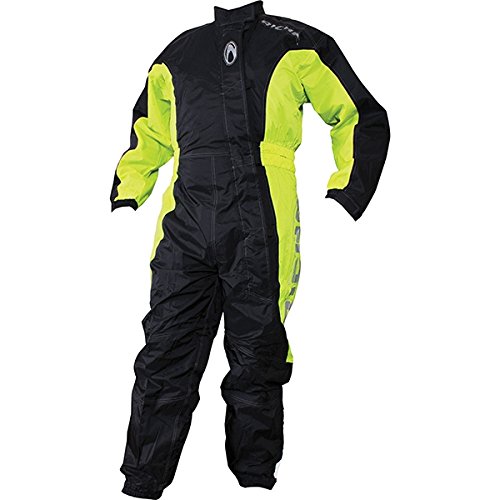 Richa Typhoon Impermeable De Motocicleta Traje De One Piece General Negro/Amarillo