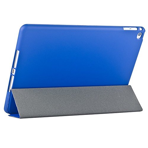 Khomo iPad Mini 4 Hülle Case Dunkelblau Gehäuse mit doppelten Schutz ultra dünn und leicht, Smart Cover – Italic Dark Blue - 3