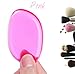 Silicone Make up Blender Sponge Powder Puffs Silicone Makeup Puffs Zero Makeup Waste Easy to Clean Reusable Washable Sponge - by ONE1X (Pink)