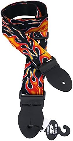 Leathergraft Fabric Straps (Hot Rod Flame)