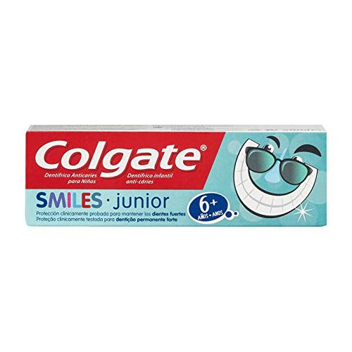 COLGATE pasta dentífrica smiles junior +6 años tubo 50 ml