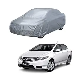 AutoRetail Car Body Cover for Honda City (2011) (Without Mirror Pocket) (Silver Matty)