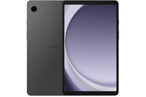 Samsung Galaxy Tab A9 Tablet z systemem Android, 64 GB pamięci masowej, duży ekran 8,7", 4G, bogaty dźwięk, odblokowany, antracytowy, z szybką ładowarką sieciową 25 W zestawie (wersja FR)