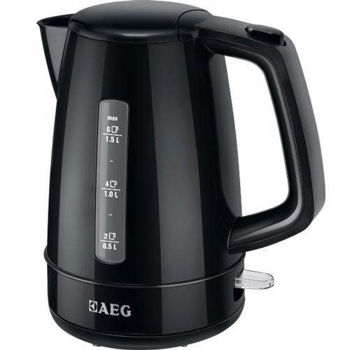 AEG 950074742 Wasserkocher EWA 1260-1, 1,5 L, schwarz
