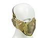 Produktbild gfjfghfjfh Tactical Airsoft Mask Half Lower Face Metall Stahlnetz The Field Elite Gehörschutz Outdoor Cycling Steel Tactical Mask