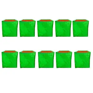 TrustBasket HDPE Square Grow Bag (Set of 10)-12 * 12 * 12