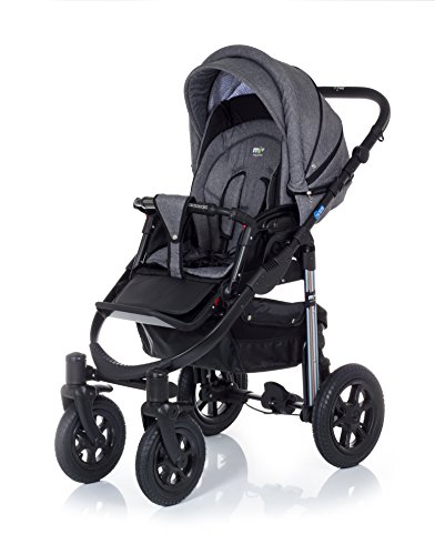 My Junior+® Miyo 3in1 Kombikinderwagen Komplettset bis zum 4.Lebensjahr—3 Years Guarantee—+Autositz (11-Teile-Megaset) Premium Kinderwagen - 9