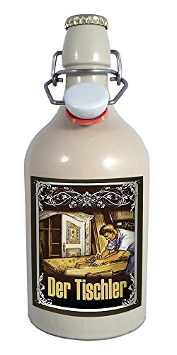 Preisvergleich Produktbild Der Tischler 0,5 Liter Tonflasche mit Bügelverschluss