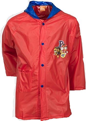 Nickelodeon Official Paw Patrol Boys Raincoat Red &amp; Blue Colour (8 Years, Red)
