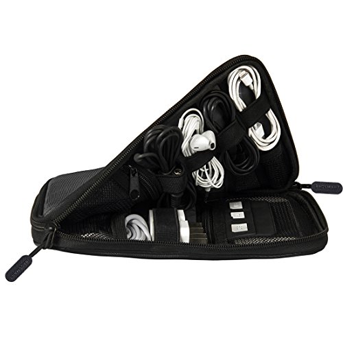 BAGSMART Universeller Elektronikzubehör-Reisekasten für Energy-Banks, USB Drive Shuttle, Kabel - 5