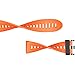 Produktbild Altsommer Uhrenarmband 26mm für Garmin Fenix 5X Plus Weiches Einfrabig Silikon Ersatzarmband mit 2X Schraubenzieher,Schnelle Freigabe Edelstahl SchnalleZubehör für Damen Herren (Orange)