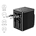 Produktbild Womdee Universal Reiseadapter, Reisestecker mit 2 USB Ports International Ladegerät für Weltweit Reisen in US,UK,EU,AU,Asien Über 170 Ländern