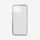 tech21 Evo Clear for Apple iPhone 12 and 12 Pro 5G - Germ Fighting Antimicrobial Phone Case with 12 ft. Drop Protection T21-8