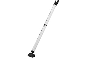 eSynic Barre de sécurité professionnelle pour porte, barre de sécurité réglable en 3 étapes, antivol pour porte de terrasse, barre de sécurité portable, antidérapant, télescopique pour portes