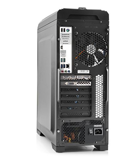 Gaming PC CSL Speed X4902 inkl. Windows 10 – Gaming PC mit Intel Core i7-7700K 4x 4200MHz, GeForce GTX 1080, 32GB DDR4 RAM, 250GB M.2 SSD, 2000GB HDD, Blu-ray, USB 3.1 Gen 2 - 5