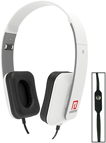 Langston ® NGM Harley Davidson / NGM Dynamic Jump White Deep Bass Foldable HD Headphones (iM-8) with Microphone and Remote
