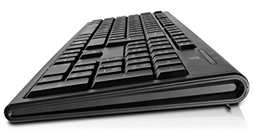 V7 CKW100UK Wireless Combo Tastatur und Maus (Englisch, UK, English, Media-Hot-Keys, USB Nano Receiver) schwarz - 8