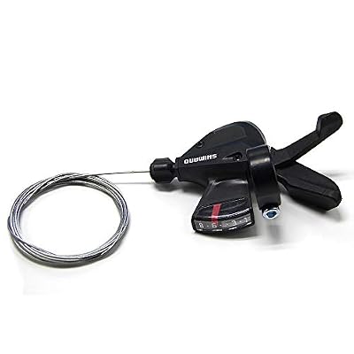 Lizac Shimano Levier de Vitesse Altus SL-M310 8 Vitesse Droite Manette Dérailleur avec Câble pour VTT Vélo Course