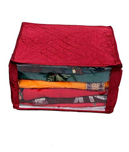 Kuber Industries™ Heavy Quilted Large Saree Cover (With Capacity of upto 15 Sarees) RS.299 (50.00% Off) - Amazon