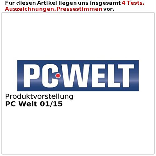 PEARL Mini-USB-Tischventilator, Vollmetall, neigbar um 360°, 2,5 W, Ø 15 cm - 5