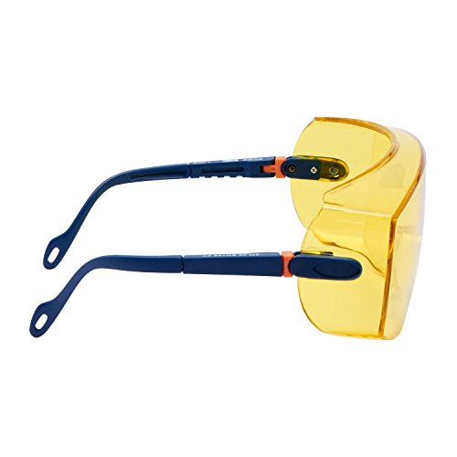 3M Überbrille 2802, Schutzbrille AS, UV, PC, gelb getönt - 4