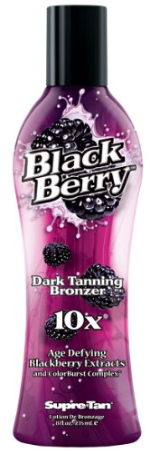 Supre Tan Blackberry 10X Dark Tanning Bronzer with Age Defying Blackberry Extracts 235ml