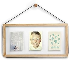 Umbra 311203-390 Corda Cornice da Parete Regolabile, 50.8 x 25.4 x 1.9 cm, Naturale