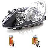 Halogenscheinwerfer links Halogen Scheinwerfer links CORSA D Bj. 07/06-12/10 chrom/schwarz H7/H1