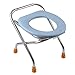 Produktbild GRHL Schwangere Frauen, ältere Töpfchen WC Verstärkung Klappstuhl Rutsch Klobrille Toilettenstuhl Edelstahl Stuhl von Patienten
