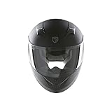 pantalla solar Panthera casco de moto integral Infantil Rooky negro mate talla S