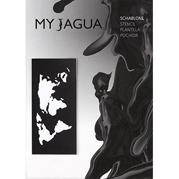 Schablone Weltkarte | Für Henna, Jagua & Airbrush Tattoos geeignet