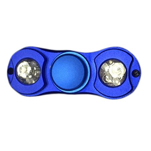 Glowing Fidget Spinner,Omiky Hand Fidget Spinner Finger Gyro Toy for SBDX ADD ADHD Anxiety Autism Suffers (Blue)