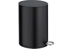 WENKO Kosmetikeimer Mod. Monza 3 Liter, Bad Treteimer mit Easy-Close Absenkautomatik, integrierter Müllbeutelhalter, Schwarz matt