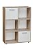 Produktbild Regal Palpala 03, Farbe: Eiche Sonoma / Weiß - 110 x 80 x 35 cm (H x B x T)