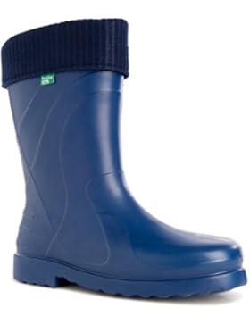 DEMAR federleichte EVA Gummistiefel gefüttert Regenstiefel LUNA