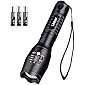 Linkax LED Taschenlampe Taktische Taschenlampe Superhell 800 Lumen Zoombar Taschenlampen LED Handlampe mit 5 Modi für…