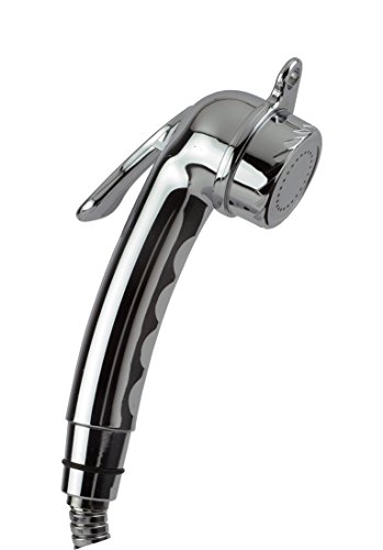Aqualy B-16125 Kit con mango y flexo ducha, Cromado