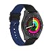 Produktbild DIGGRO DI03 - Smartwatch mit Herzfrequenz Sensor ( Bluetooth Telefon, Silikagel Armband, IP67 Wasserdicht, Staubdicht, 1,15 cm ultra dünn, Pulsmesser, Aktivitätstracker, Schrittzähler, Kalorienzähler, Schlafanalyse, sesshafte Erinnerung, Anti-verloren für IOS Android) (Schwarz&Blau)