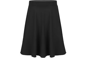 Xnihocha Kids Girls Full Circle Ballet Character Skirts Dance Skirts Chiffon Lyrical Performance Dancewear