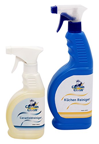 Preisvergleich Produktbild Captain Clean Küchenreiniger + Ceranfeldreiniger, 950 ml
