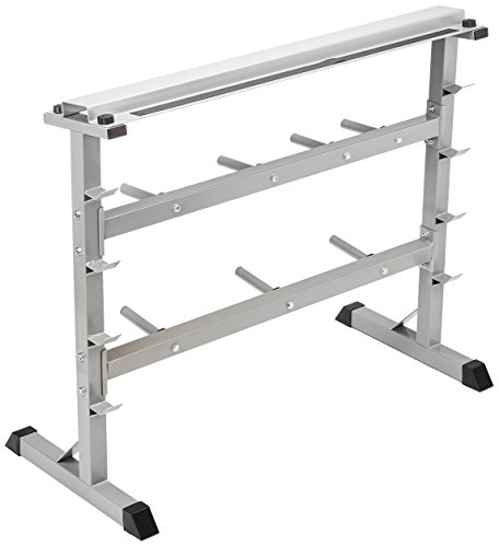 Scheibenständer Hantelständer Hantelablage Scheibenablage 30/31mm in verschiedenen Farben – Gorilla Sports Abage für Hantelscheiben, Gewichte, Hantelstangen, Kurzhanteln - 2