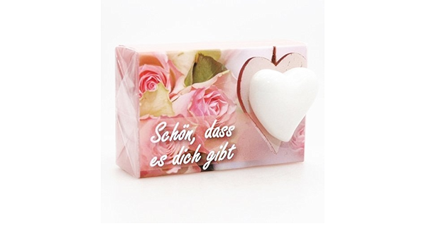 Schafmilchseife Seife Mit Keramik Herz Herz Als Geburtstagsgeschenk Muttertag Liebe Amazon De Beauty