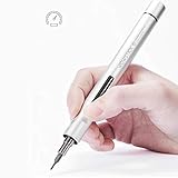 Leistungsstark: Motor mit zwei austauschbaren AAA-Batterien (nicht im Lieferumfang enthalten), maximale Drehzahl kann 150 U/min erreichen.