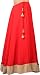 Yogalz Women Western Red Color Georgette Skirt RS.638.00